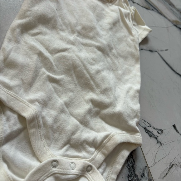 Baby Boden Cream Lace Trim Bodysuit - Picture 2 of 4